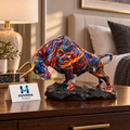 Charging Bull Statement Sculpture