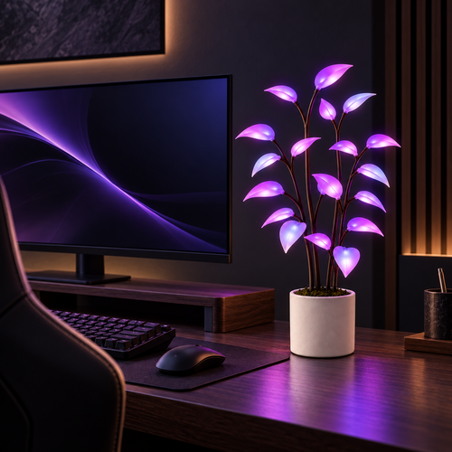 Color-Changing LED Botanical Accent Light