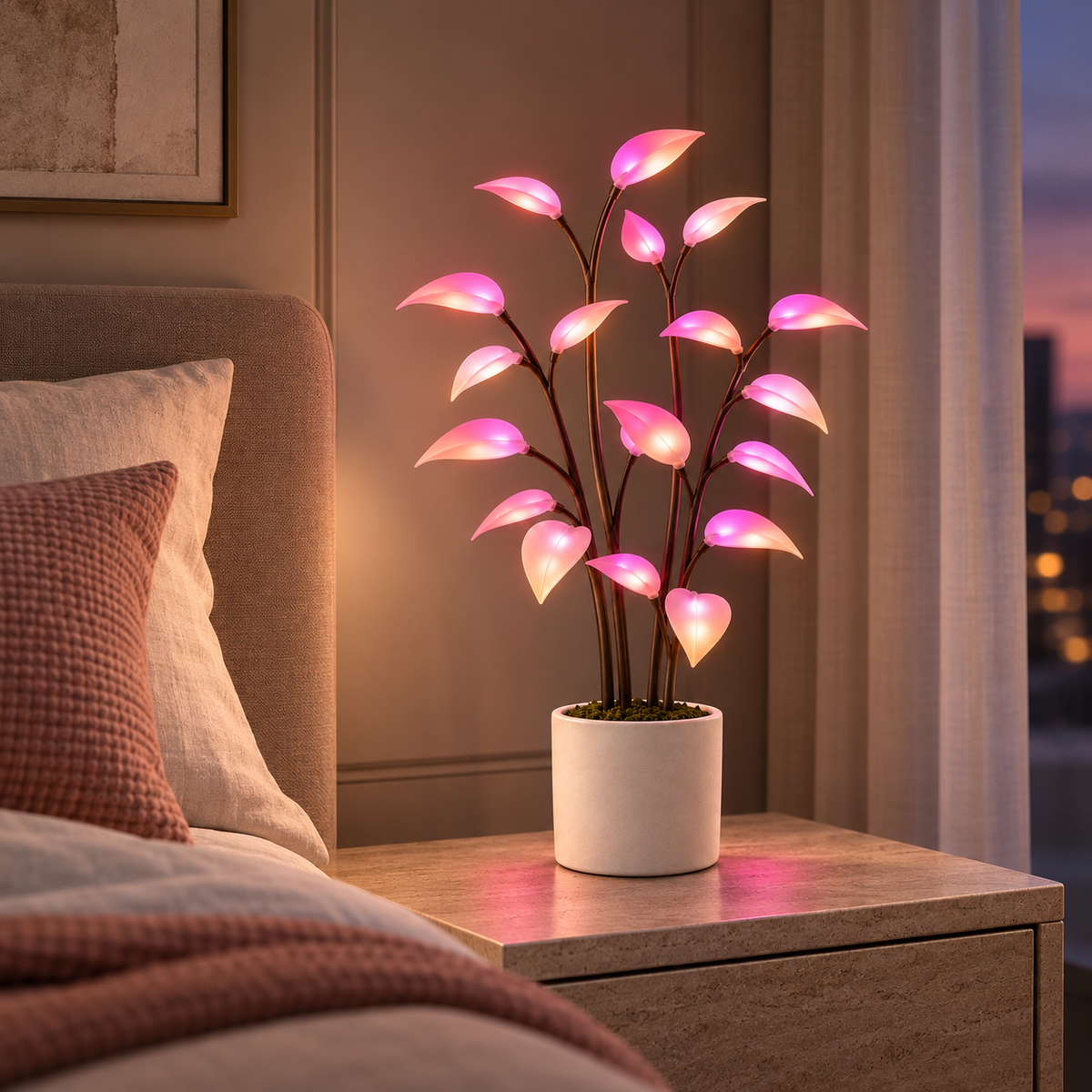 Color-Changing LED Botanical Accent Light