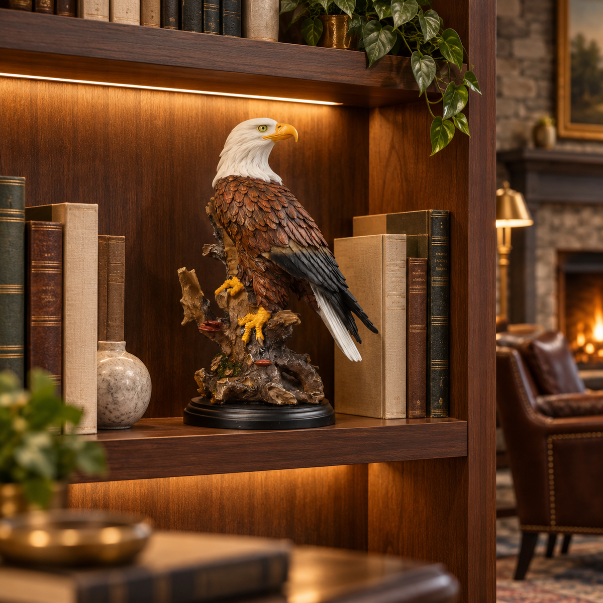 Bald Eagle Statement Sculpture