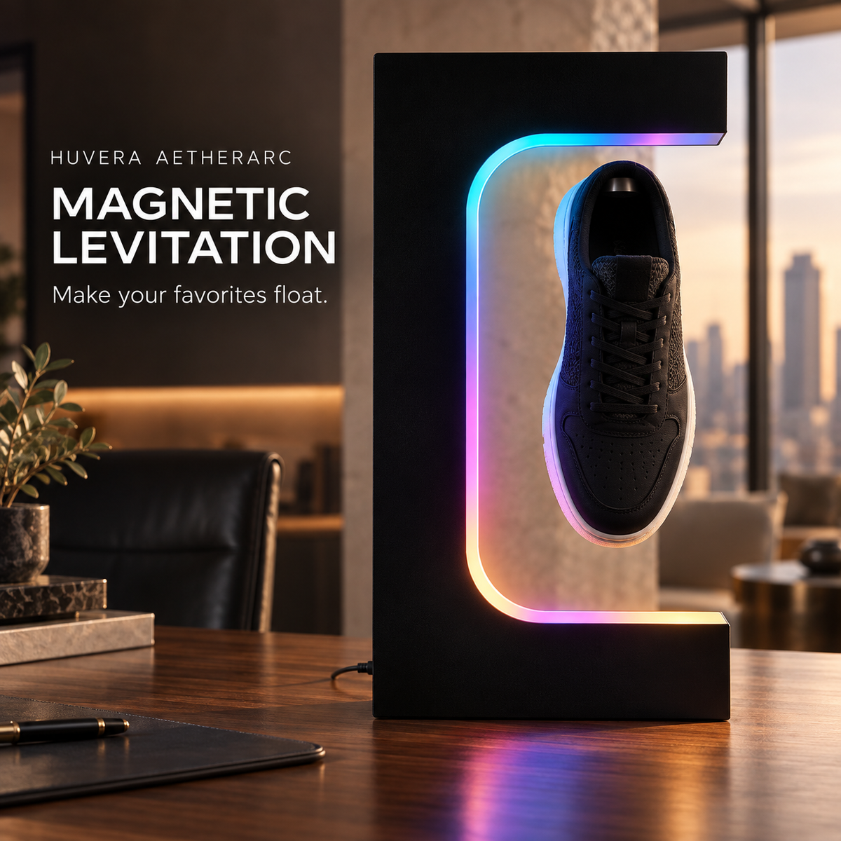Kinetic Magnetic Levitation Display