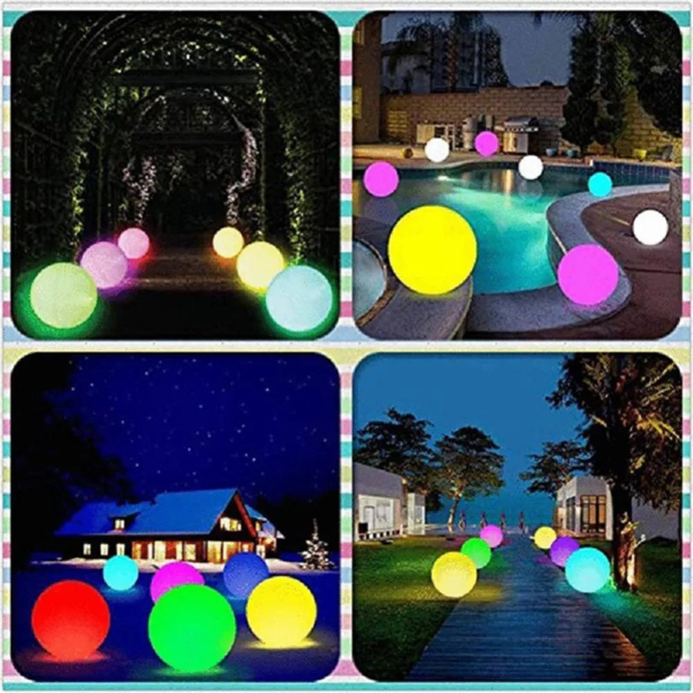 Large Waterproof Luminous LED Inflatable Beach Ball