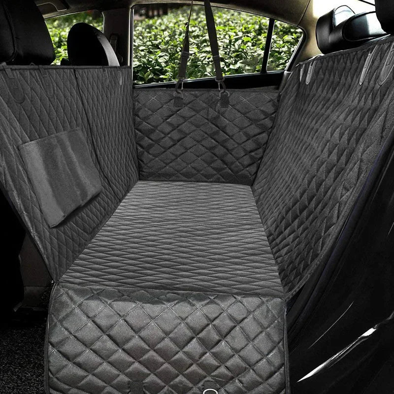 Waterproof Quilted Cotton Pet Car Rear Seat Cover