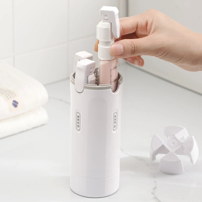 4-in-1 Leakproof Portable Travel Dispenser for Toiletries