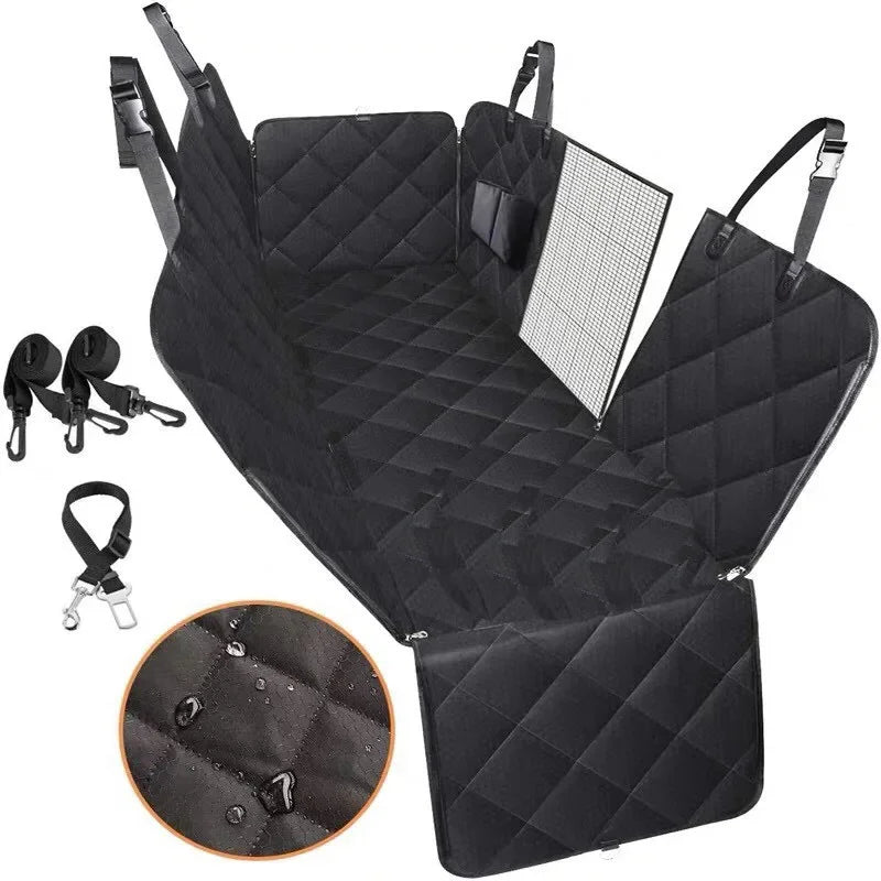 Waterproof Quilted Cotton Pet Car Rear Seat Cover
