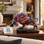 Charging Bull Statement Sculpture