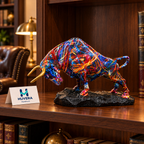 Charging Bull Statement Sculpture
